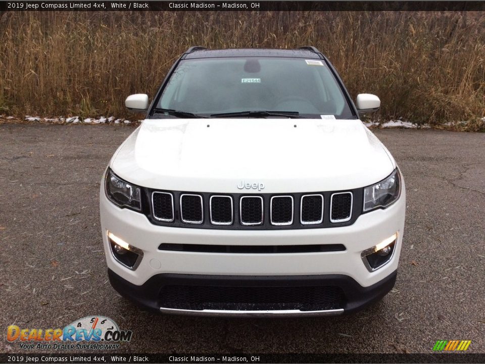2019 Jeep Compass Limited 4x4 White / Black Photo #2