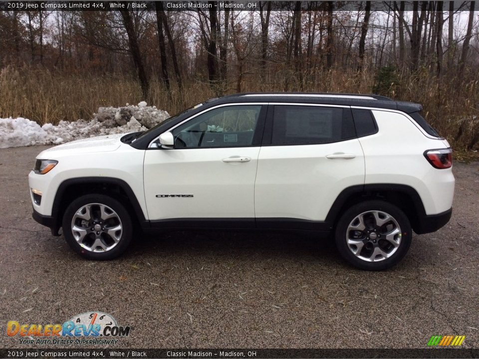 White 2019 Jeep Compass Limited 4x4 Photo #3
