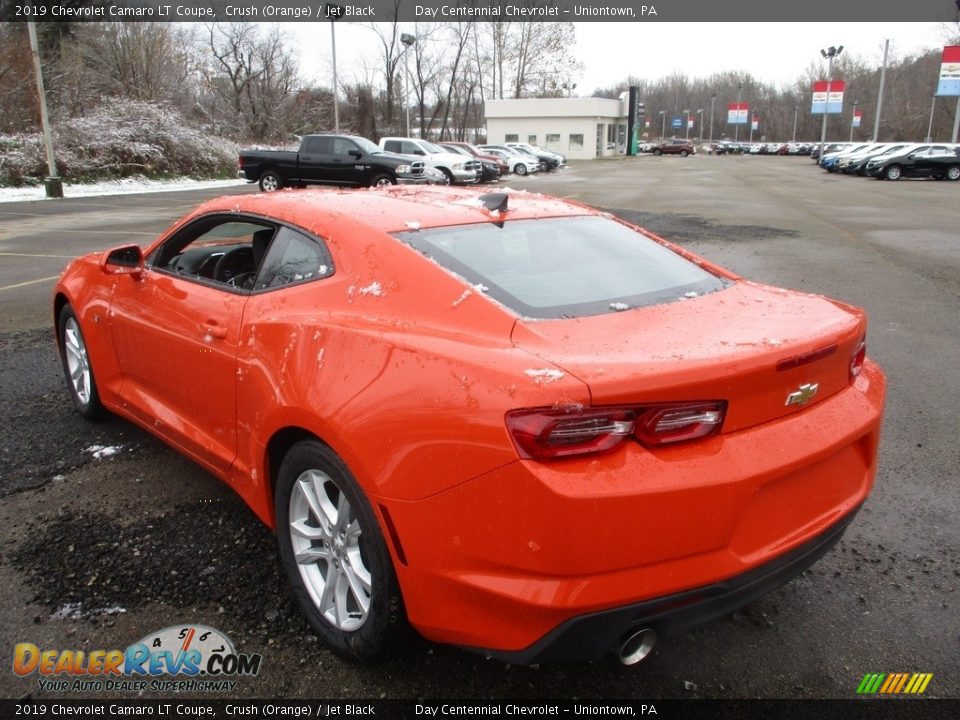 2019 Chevrolet Camaro LT Coupe Crush (Orange) / Jet Black Photo #5