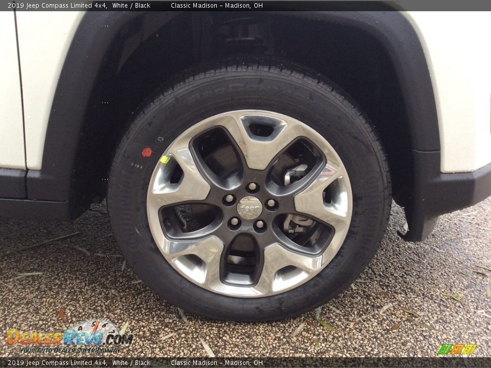 2019 Jeep Compass Limited 4x4 White / Black Photo #7