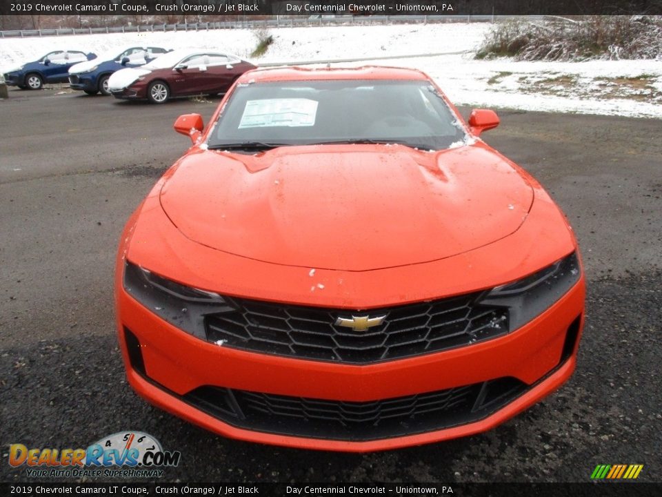 2019 Chevrolet Camaro LT Coupe Crush (Orange) / Jet Black Photo #8