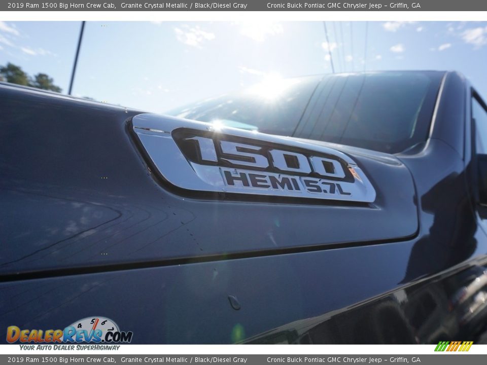2019 Ram 1500 Big Horn Crew Cab Granite Crystal Metallic / Black/Diesel Gray Photo #4
