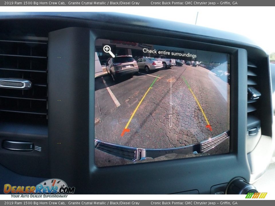 2019 Ram 1500 Big Horn Crew Cab Granite Crystal Metallic / Black/Diesel Gray Photo #7