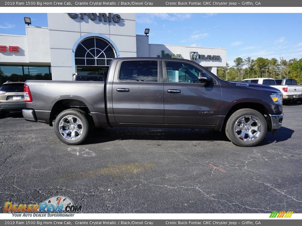 2019 Ram 1500 Big Horn Crew Cab Granite Crystal Metallic / Black/Diesel Gray Photo #11