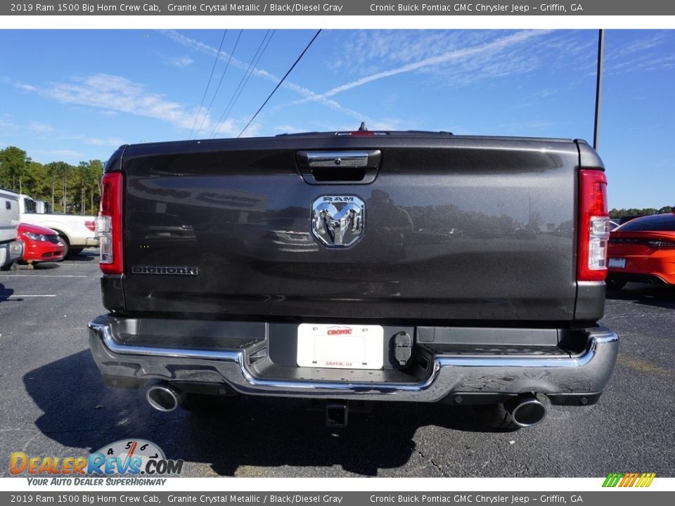 2019 Ram 1500 Big Horn Crew Cab Granite Crystal Metallic / Black/Diesel Gray Photo #13