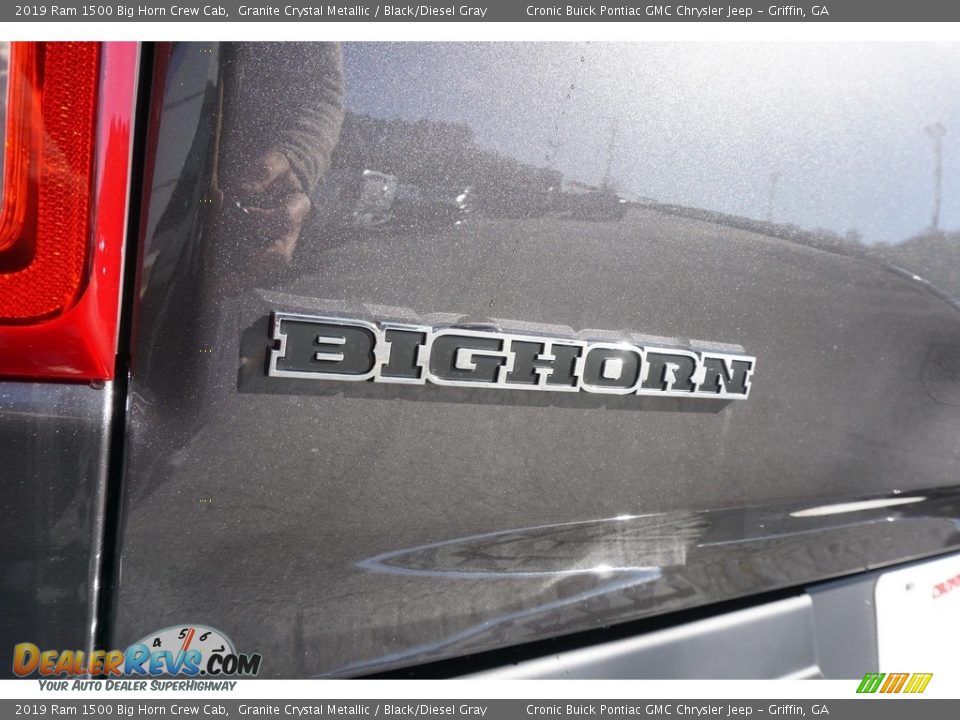 2019 Ram 1500 Big Horn Crew Cab Granite Crystal Metallic / Black/Diesel Gray Photo #14