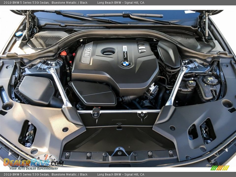 2019 BMW 5 Series 530i Sedan 2.0 Liter DI TwinPower Turbocharged DOHC 16-Valve VVT 4 Cylinder Engine Photo #8