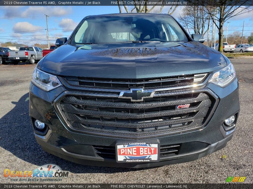 2019 Chevrolet Traverse RS AWD Graphite Metallic / Jet Black Photo #2