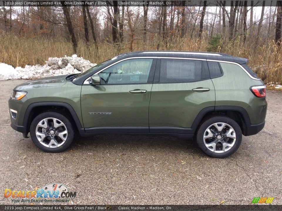 Olive Green Pearl 2019 Jeep Compass Limited 4x4 Photo #3