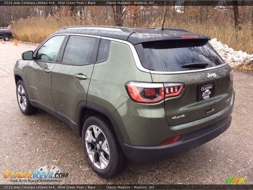 2019 Jeep Compass Limited 4x4 Olive Green Pearl / Black Photo #4
