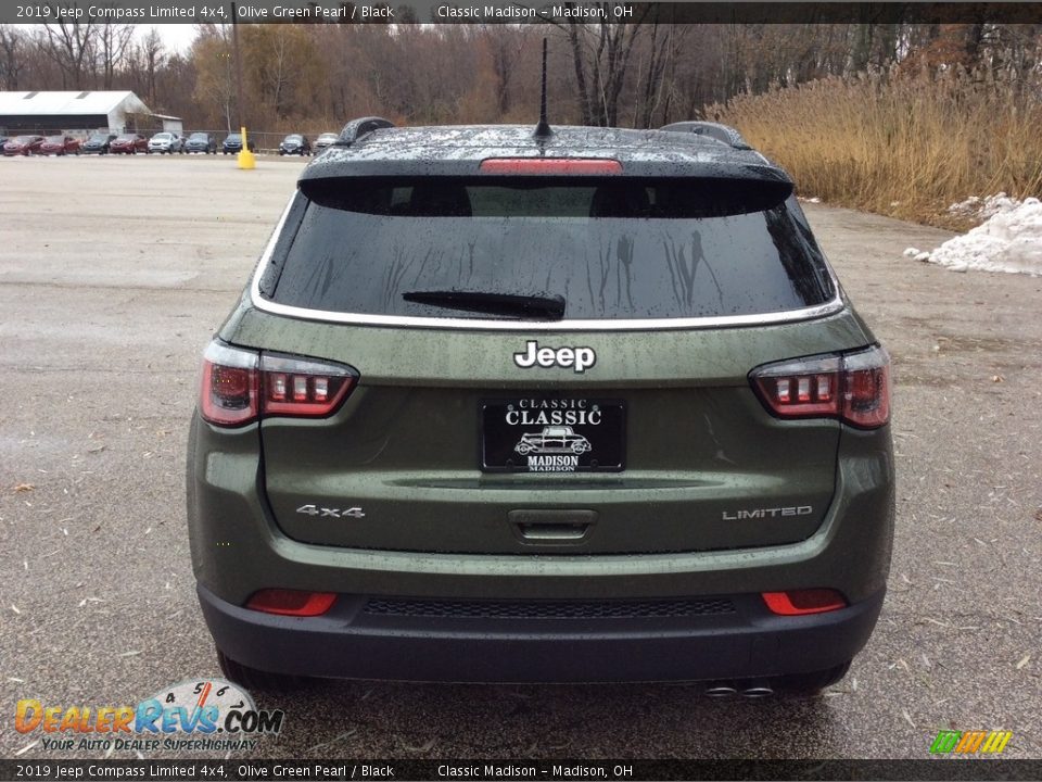 2019 Jeep Compass Limited 4x4 Olive Green Pearl / Black Photo #5