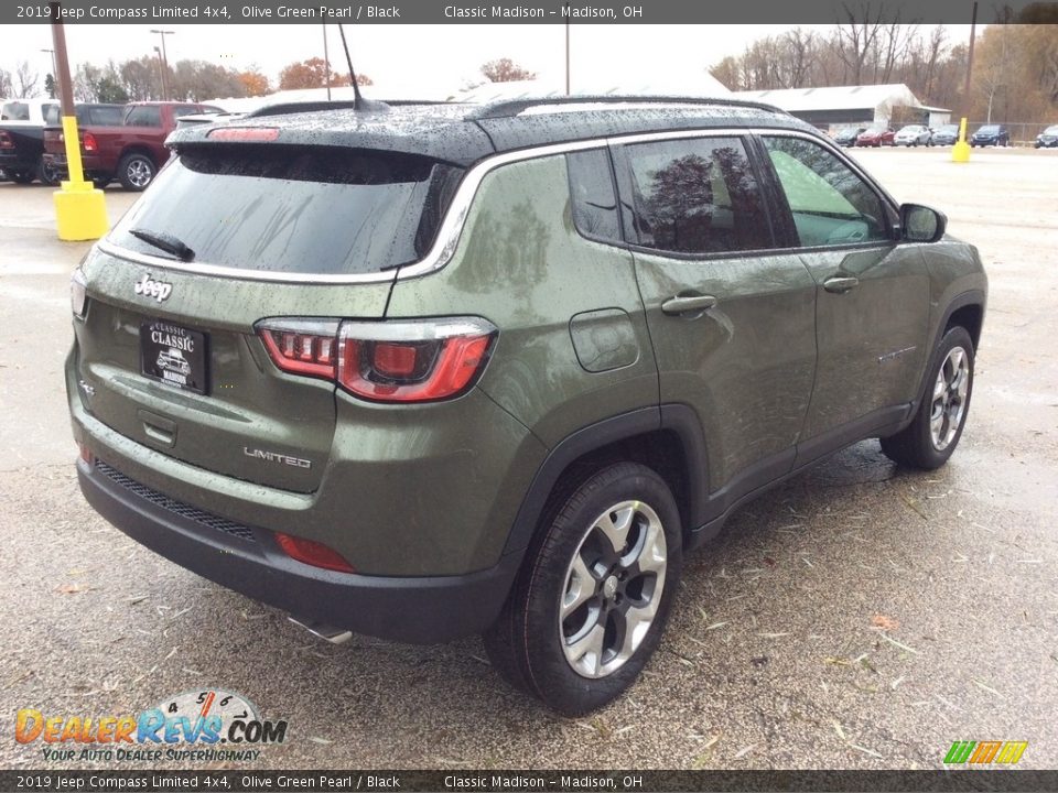 2019 Jeep Compass Limited 4x4 Olive Green Pearl / Black Photo #6