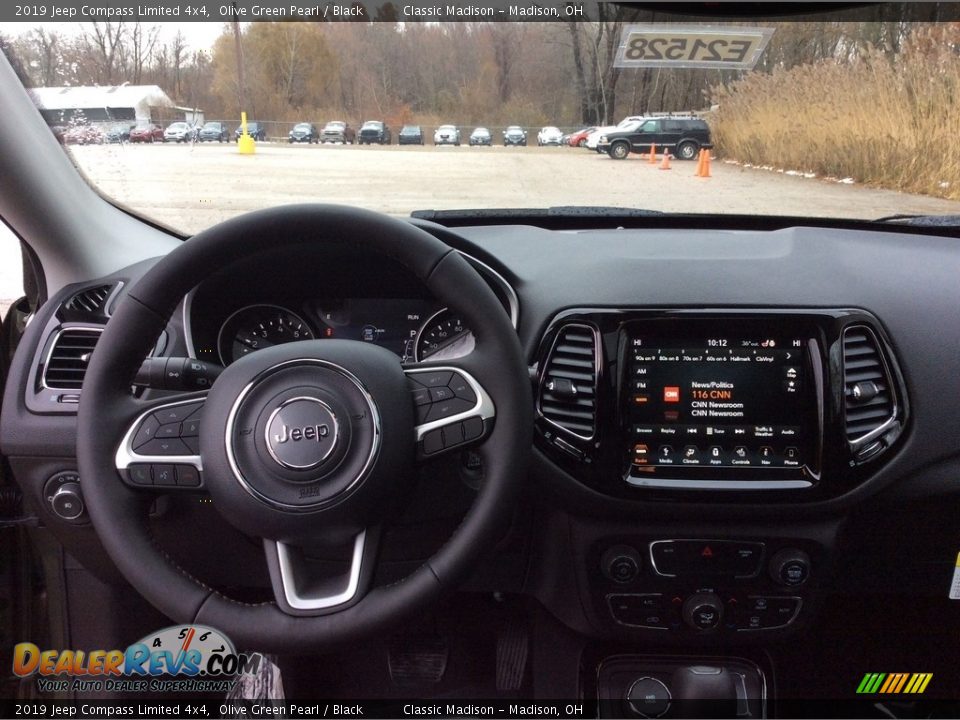 2019 Jeep Compass Limited 4x4 Olive Green Pearl / Black Photo #12