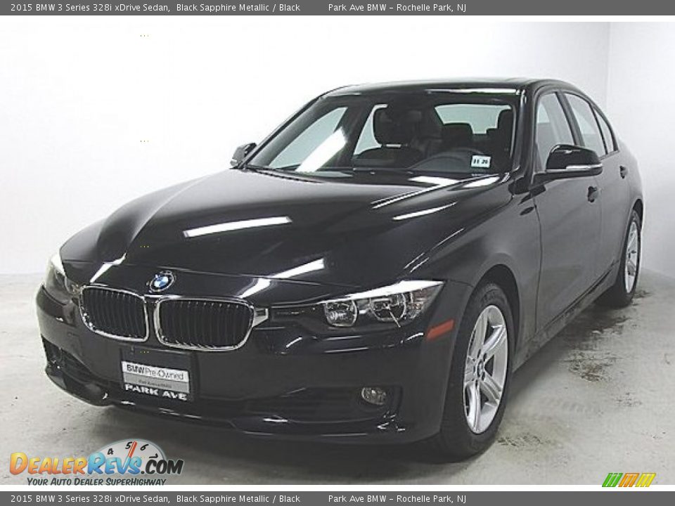 2015 BMW 3 Series 328i xDrive Sedan Black Sapphire Metallic / Black Photo #1