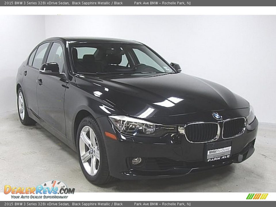 2015 BMW 3 Series 328i xDrive Sedan Black Sapphire Metallic / Black Photo #5
