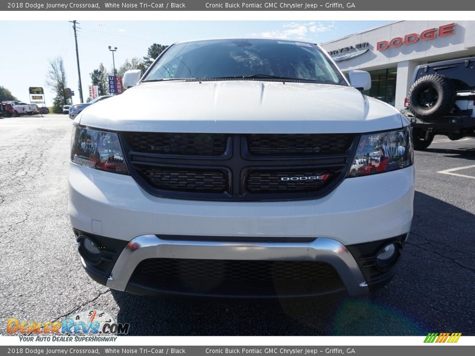 2018 Dodge Journey Crossroad White Noise Tri-Coat / Black Photo #2