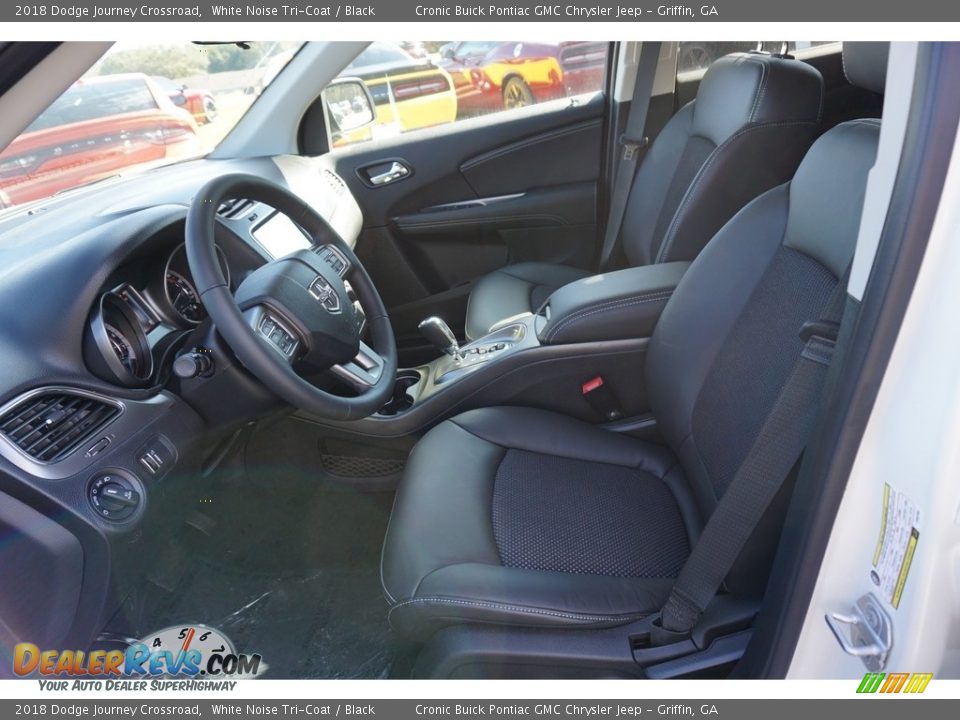 2018 Dodge Journey Crossroad White Noise Tri-Coat / Black Photo #4
