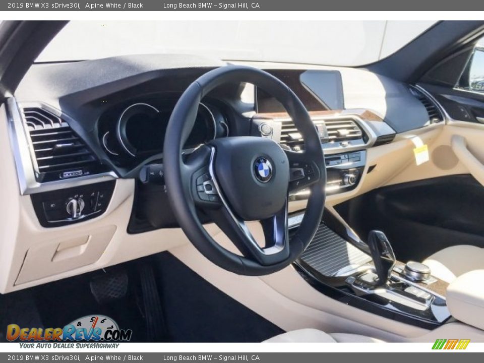2019 BMW X3 sDrive30i Alpine White / Black Photo #4