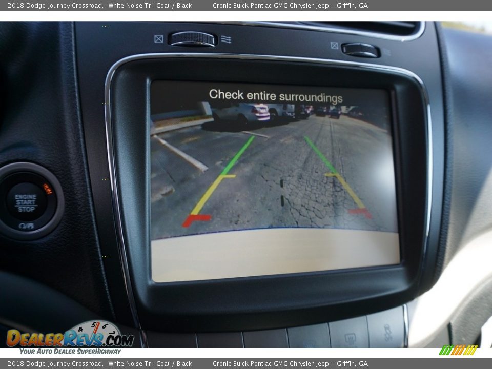 2018 Dodge Journey Crossroad White Noise Tri-Coat / Black Photo #6