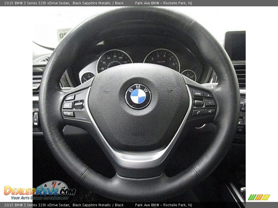 2015 BMW 3 Series 328i xDrive Sedan Black Sapphire Metallic / Black Photo #23