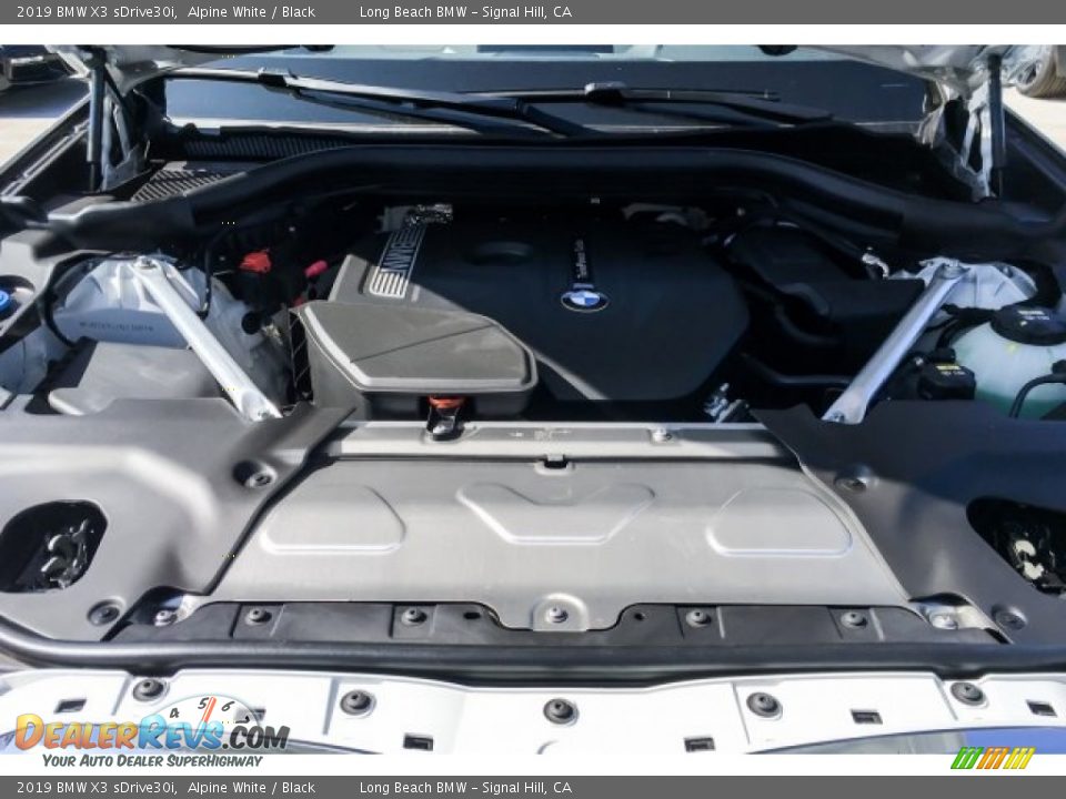 2019 BMW X3 sDrive30i Alpine White / Black Photo #8