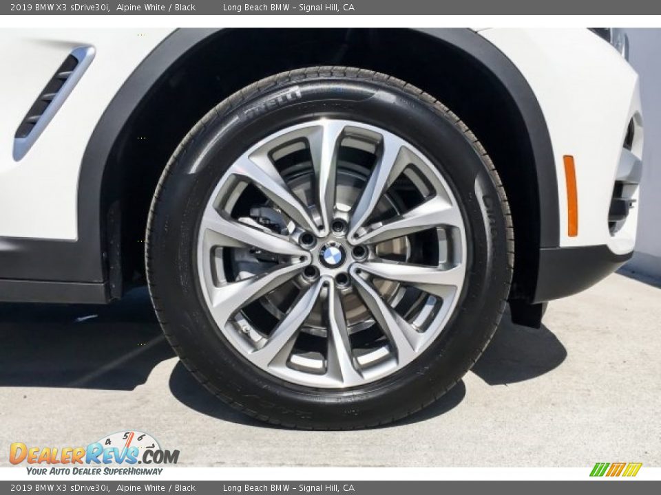 2019 BMW X3 sDrive30i Alpine White / Black Photo #9