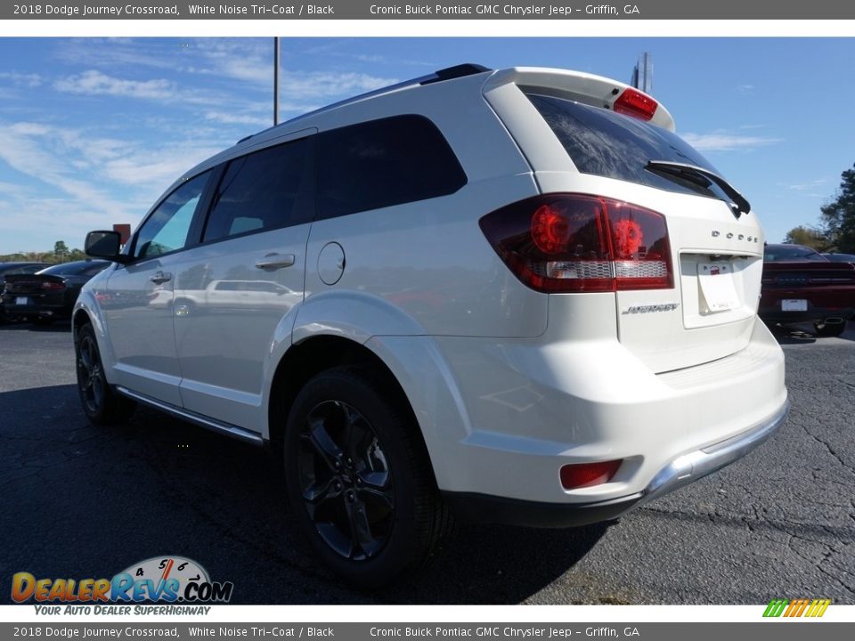 2018 Dodge Journey Crossroad White Noise Tri-Coat / Black Photo #13