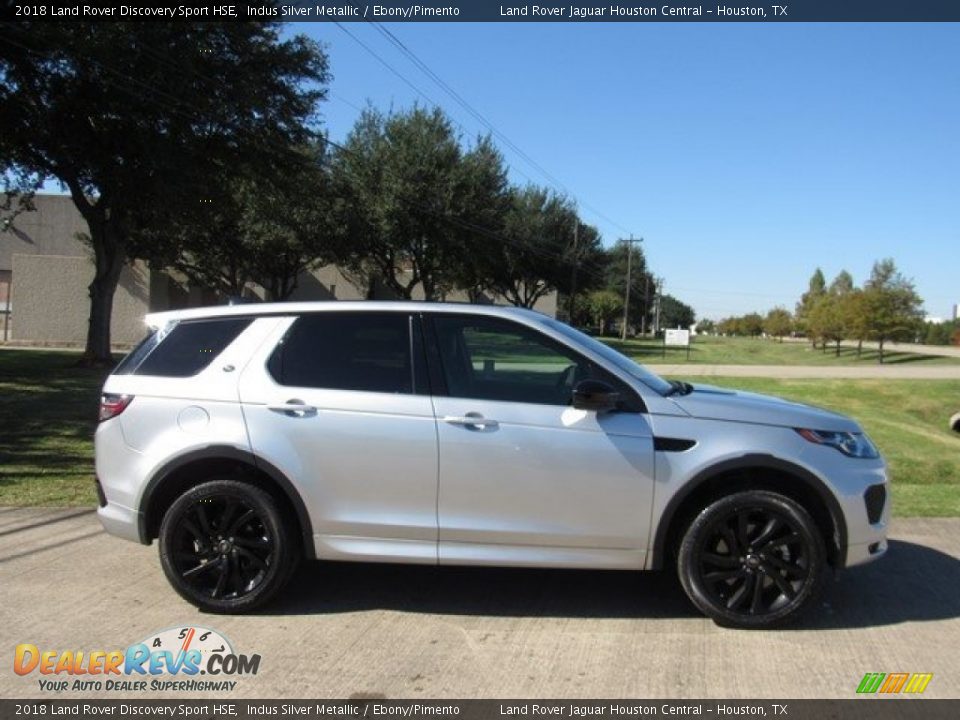 2018 Land Rover Discovery Sport HSE Indus Silver Metallic / Ebony/Pimento Photo #6