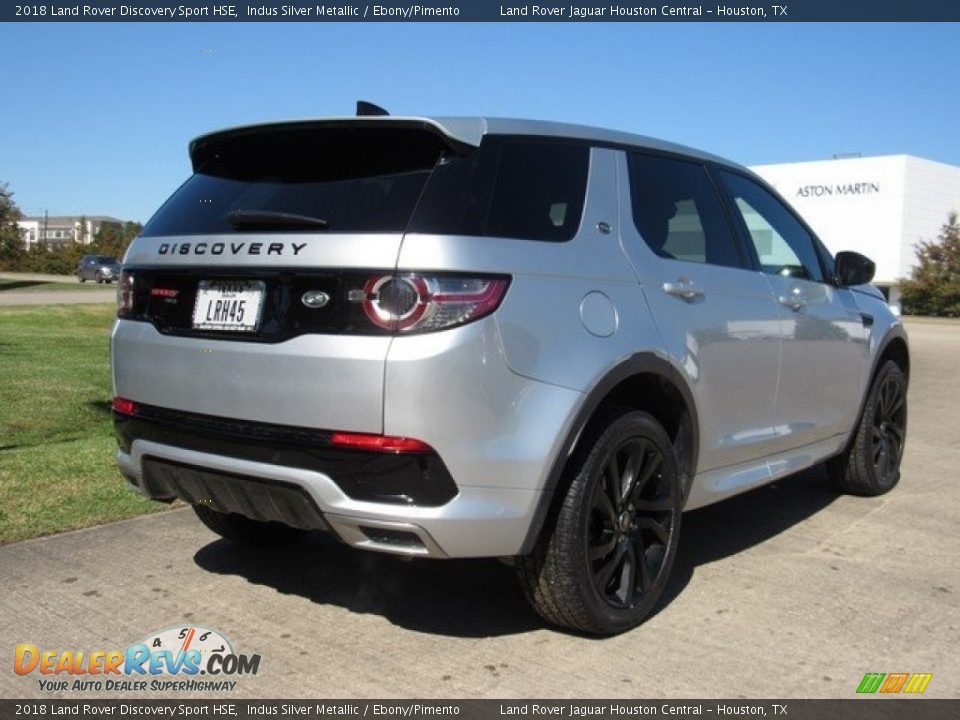 2018 Land Rover Discovery Sport HSE Indus Silver Metallic / Ebony/Pimento Photo #7