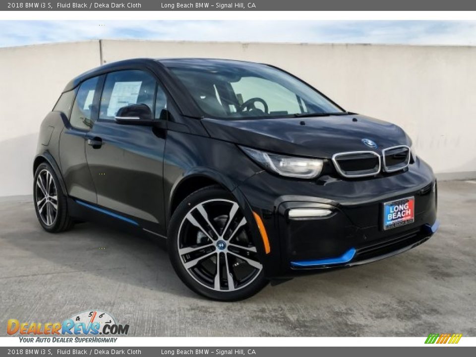 2018 BMW i3 S Fluid Black / Deka Dark Cloth Photo #12