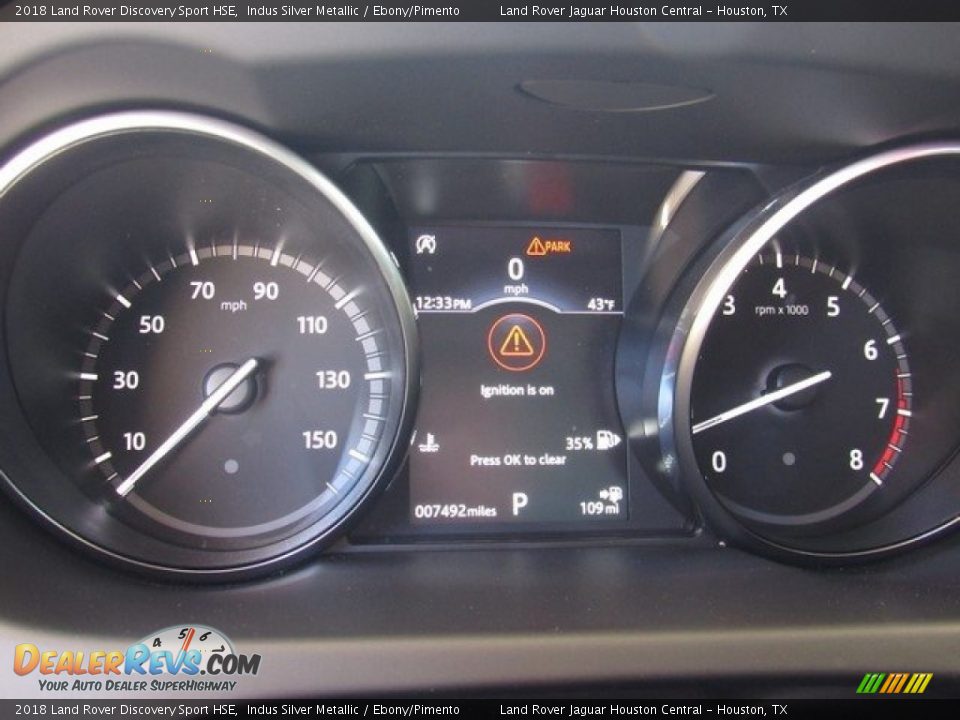2018 Land Rover Discovery Sport HSE Indus Silver Metallic / Ebony/Pimento Photo #29