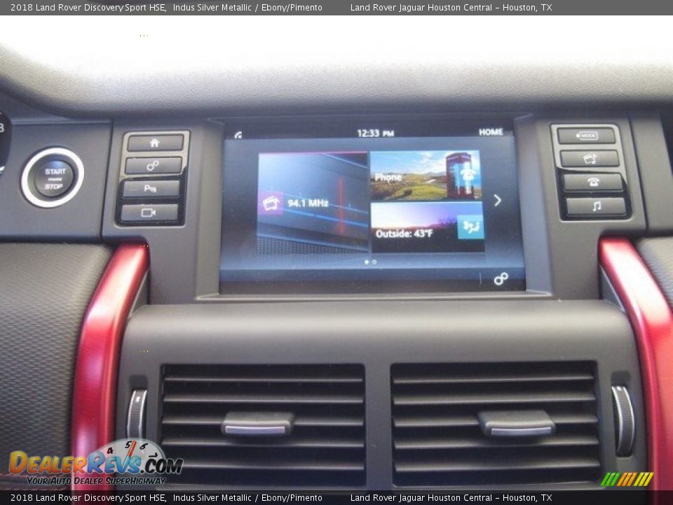 2018 Land Rover Discovery Sport HSE Indus Silver Metallic / Ebony/Pimento Photo #30