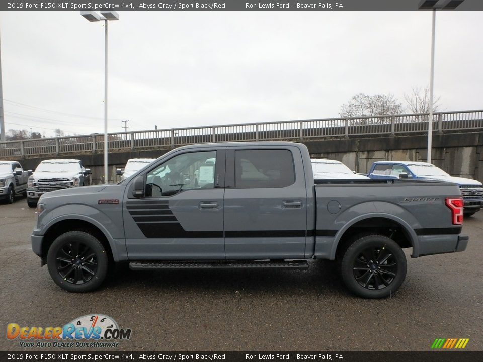Abyss Gray 2019 Ford F150 XLT Sport SuperCrew 4x4 Photo #5