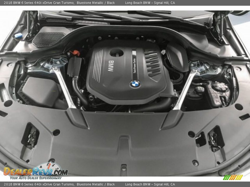 2018 BMW 6 Series 640i xDrive Gran Turismo Bluestone Metallic / Black Photo #8