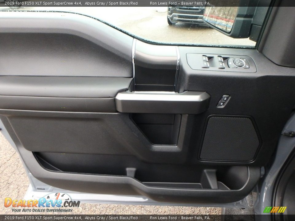 Door Panel of 2019 Ford F150 XLT Sport SuperCrew 4x4 Photo #13