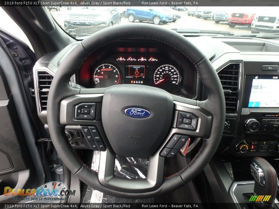 2019 Ford F150 XLT Sport SuperCrew 4x4 Steering Wheel Photo #17