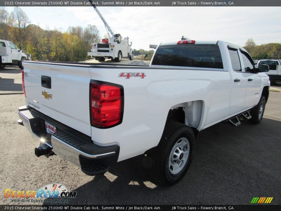 2015 Chevrolet Silverado 2500HD WT Double Cab 4x4 Summit White / Jet Black/Dark Ash Photo #5