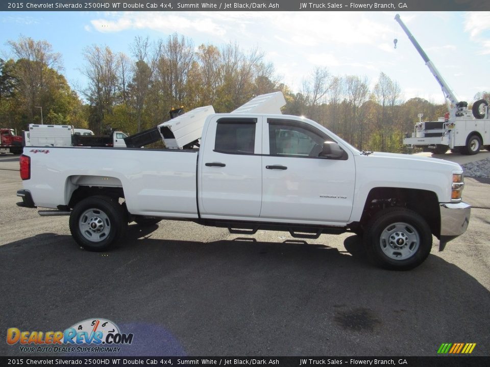 2015 Chevrolet Silverado 2500HD WT Double Cab 4x4 Summit White / Jet Black/Dark Ash Photo #6