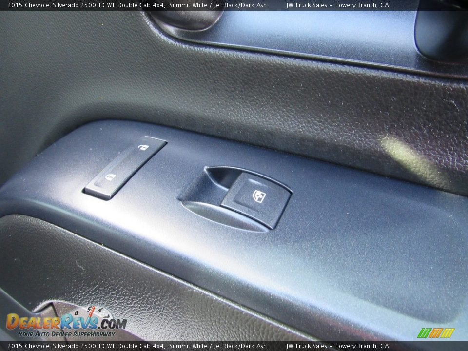 2015 Chevrolet Silverado 2500HD WT Double Cab 4x4 Summit White / Jet Black/Dark Ash Photo #10