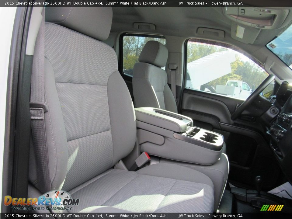 2015 Chevrolet Silverado 2500HD WT Double Cab 4x4 Summit White / Jet Black/Dark Ash Photo #11