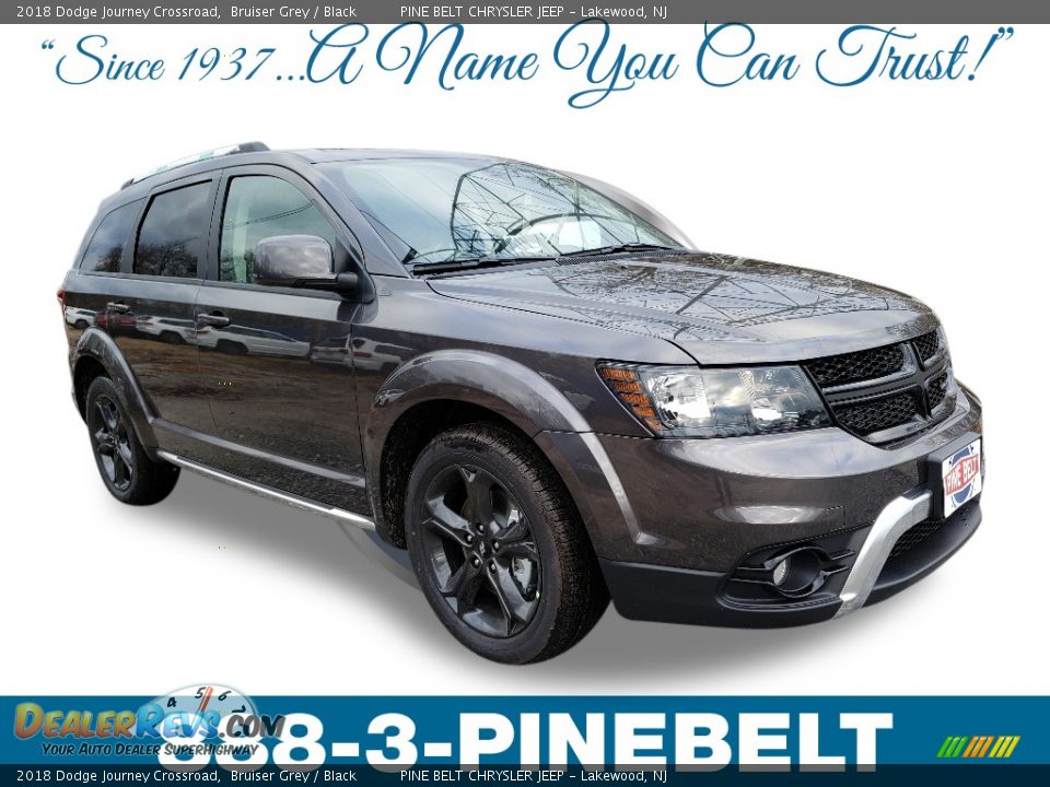 2018 Dodge Journey Crossroad Bruiser Grey / Black Photo #1