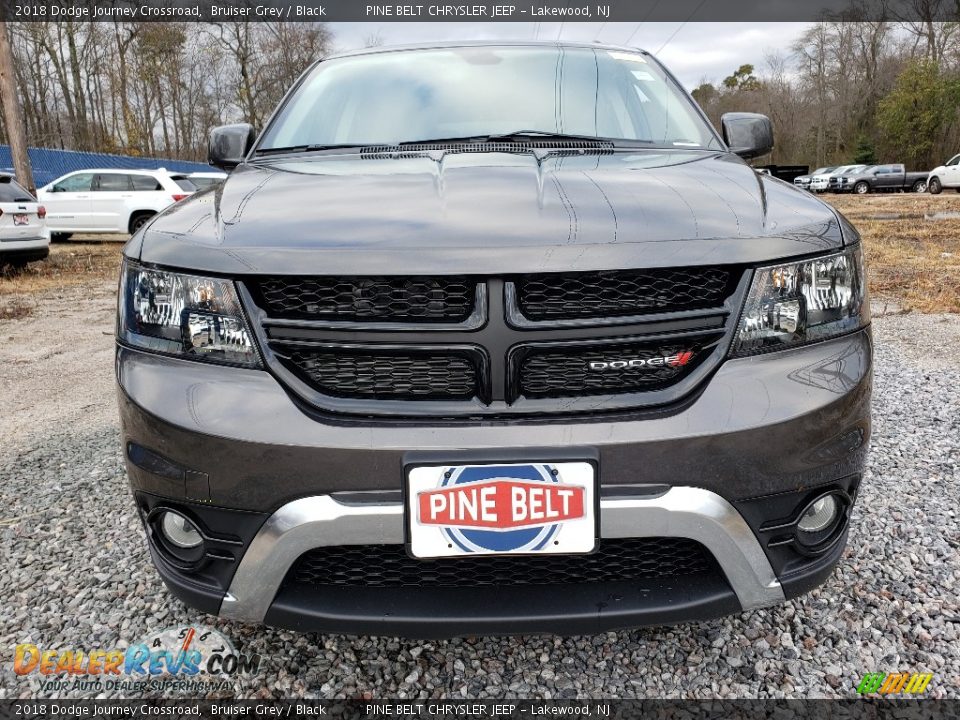 2018 Dodge Journey Crossroad Bruiser Grey / Black Photo #2