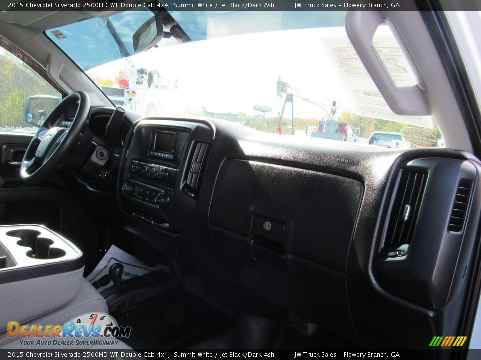 2015 Chevrolet Silverado 2500HD WT Double Cab 4x4 Summit White / Jet Black/Dark Ash Photo #13