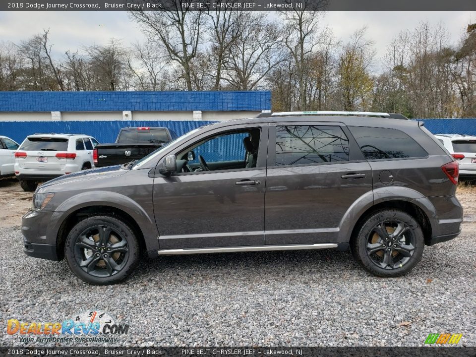 2018 Dodge Journey Crossroad Bruiser Grey / Black Photo #3