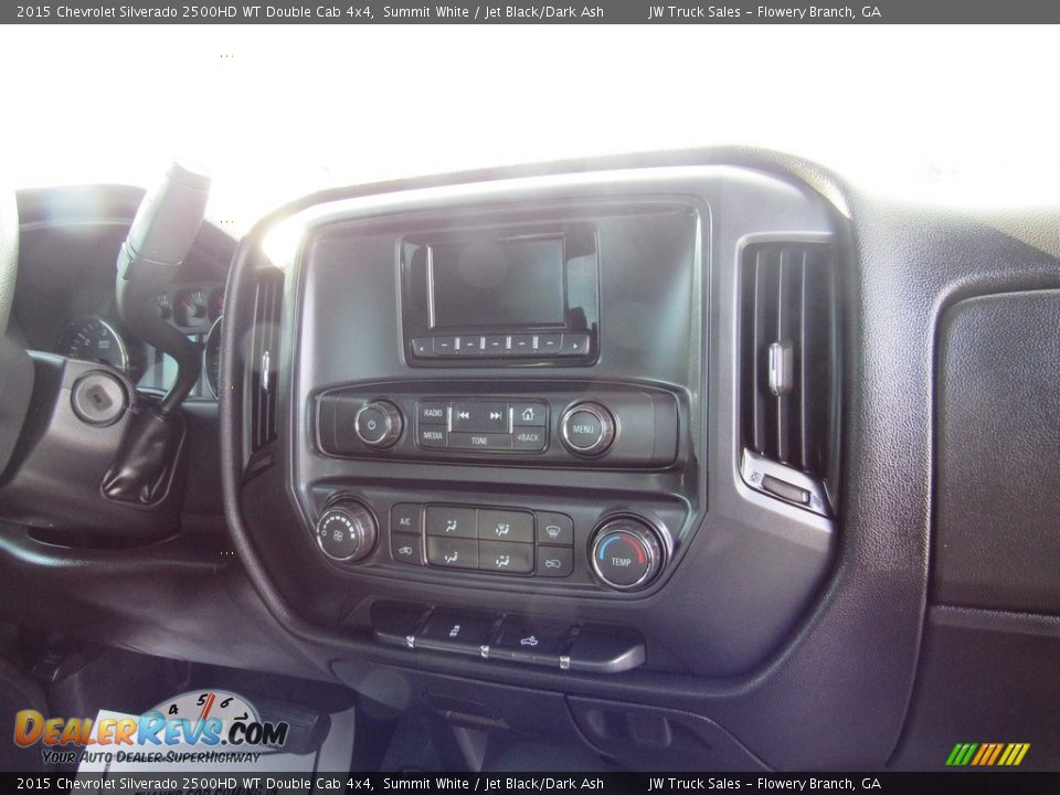 2015 Chevrolet Silverado 2500HD WT Double Cab 4x4 Summit White / Jet Black/Dark Ash Photo #14