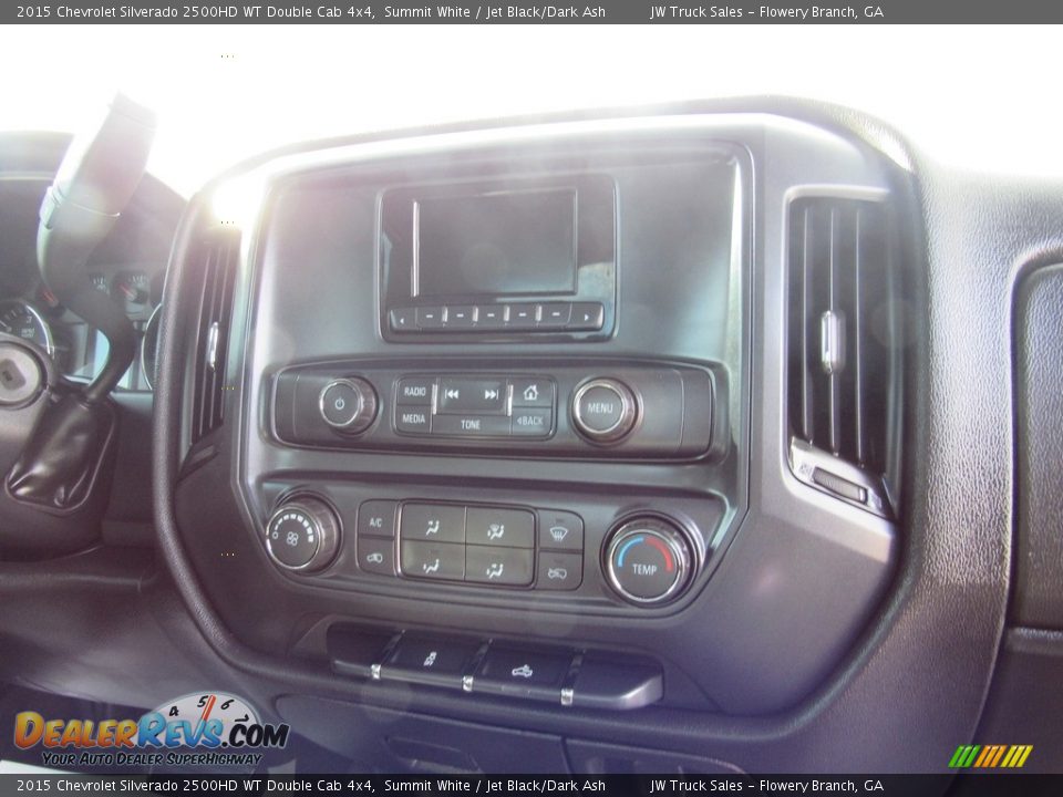 2015 Chevrolet Silverado 2500HD WT Double Cab 4x4 Summit White / Jet Black/Dark Ash Photo #15