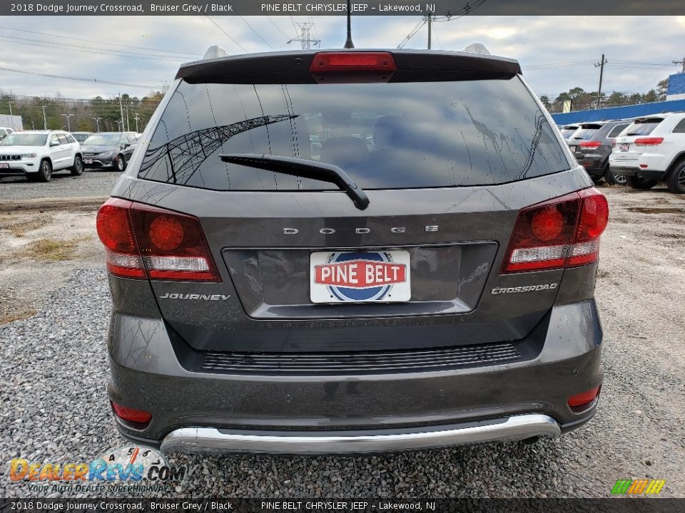 2018 Dodge Journey Crossroad Bruiser Grey / Black Photo #5