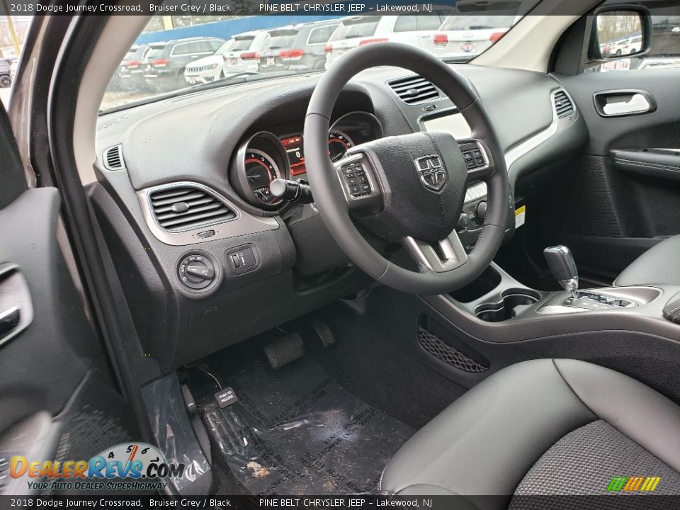 2018 Dodge Journey Crossroad Bruiser Grey / Black Photo #7