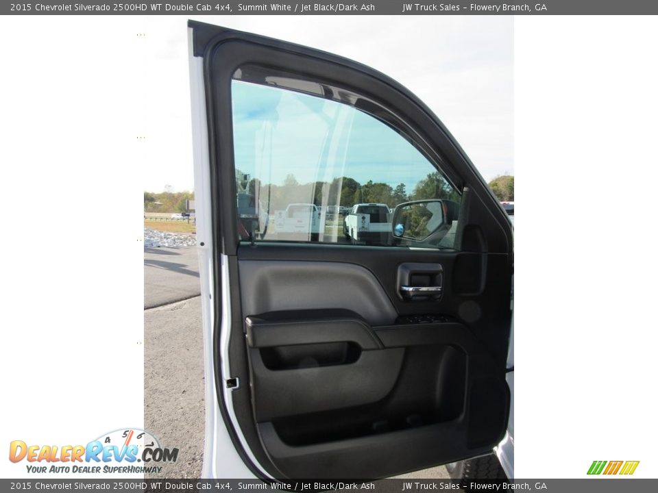 2015 Chevrolet Silverado 2500HD WT Double Cab 4x4 Summit White / Jet Black/Dark Ash Photo #21