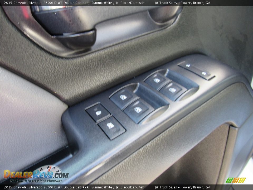 2015 Chevrolet Silverado 2500HD WT Double Cab 4x4 Summit White / Jet Black/Dark Ash Photo #22